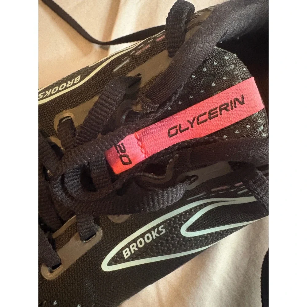 Brooks Glycerin 20 Women's Running Shoes Black Pink Size 10.5 Medium B - Picture 3 of 9